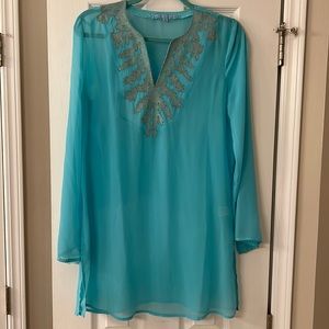 Antonio Melani Teal Women’s Swim/Resort Cover.